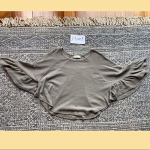 Slightly cropped blouse